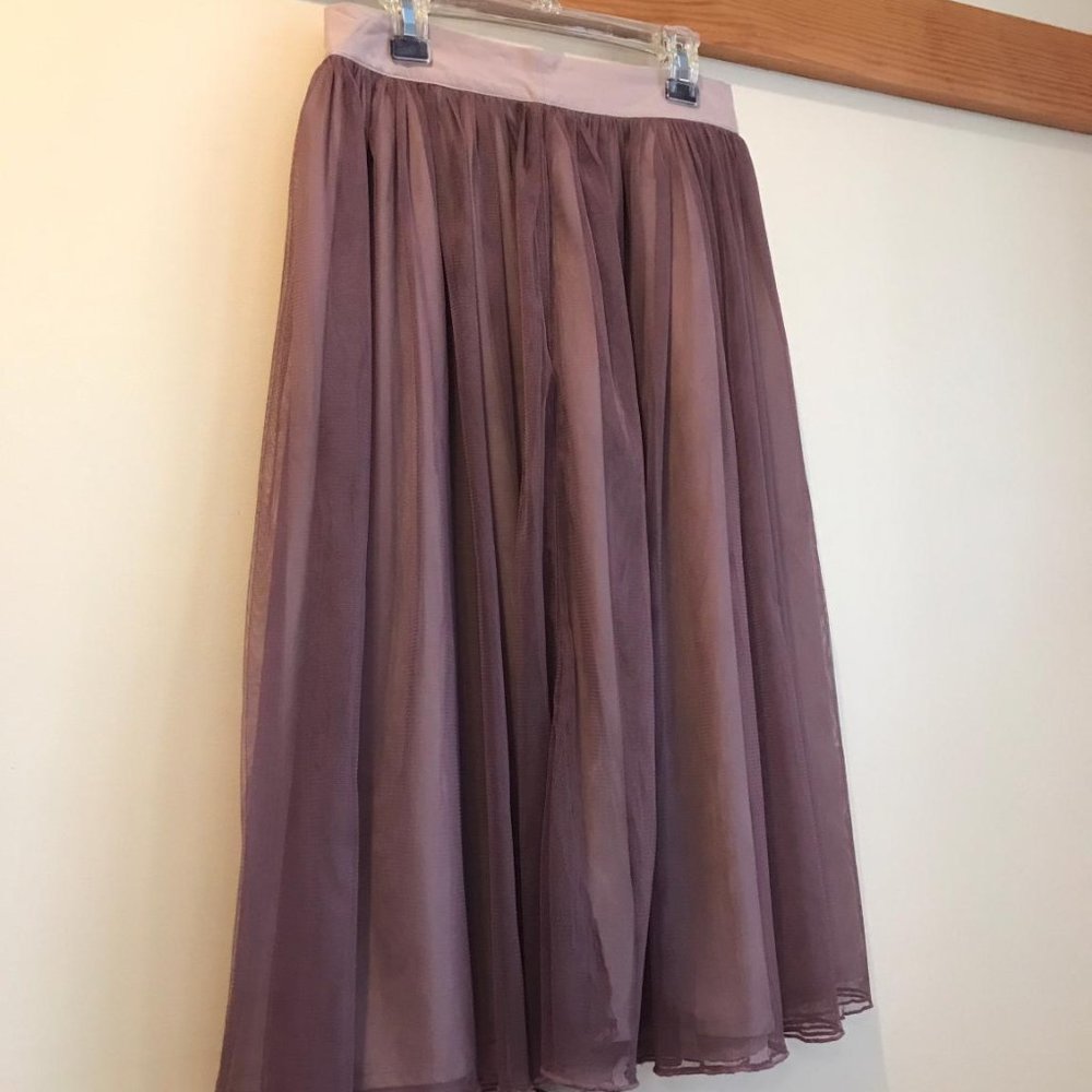 Comme Toi Skirt Purple Organza Skirt Cocktail